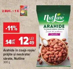 Carrefour Market Nutline arahide în coajă roșie coapte Ofertă