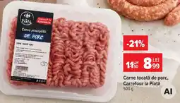 Carrefour Carrefour la Piață carne tocată de porc Ofertă