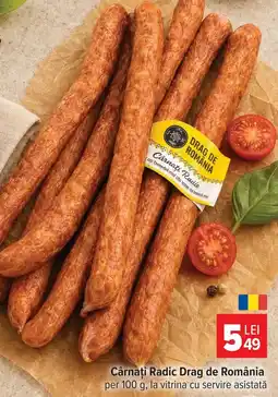 Carrefour Cârnați Radic Drag de România Ofertă