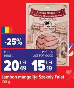 Carrefour Jambon mangalița Szekely Falat Ofertă