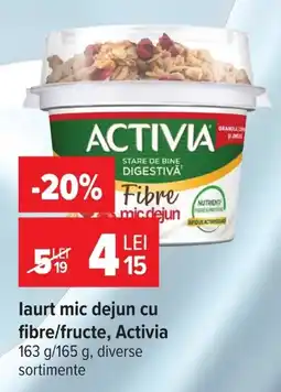 Carrefour Activia laur mic dejun Ofertă
