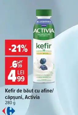 Carrefour Kefir de băut cu afine/căpșuni, Activia Ofertă