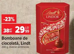 Carrefour Lindt bomboane de ciocolată Ofertă