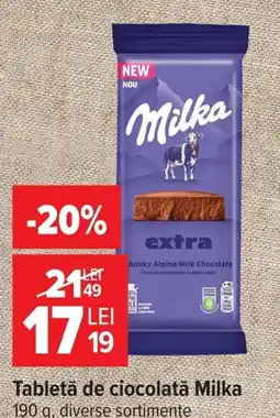 Carrefour Milka ciocolată Ofertă