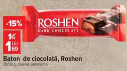 Carrefour Roshen baton de ciocolata Ofertă