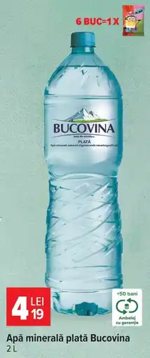Carrefour Market Bucovina apă minerală plată Ofertă