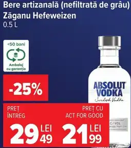 Carrefour Absolut Vodka Ofertă