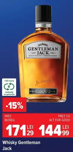 Carrefour Whisky Gentleman Jack Ofertă