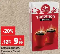 Carrefour Caferea classic tradition moulu Ofertă