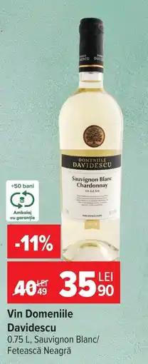 Carrefour Vin Domeniile Davidescu Ofertă