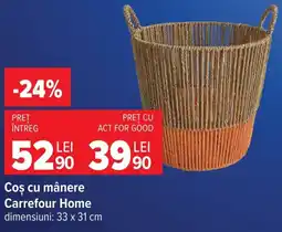 Carrefour Carrefour Home Coș cu mânere Ofertă