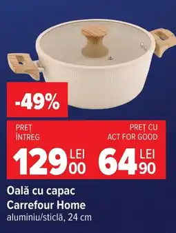 Carrefour Carrefour Home Oală cu capac Ofertă