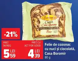 Carrefour Casa Boromir cozonac Ofertă