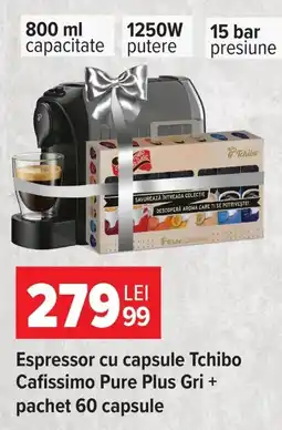 Carrefour Tchibo espressor cu capsule Ofertă