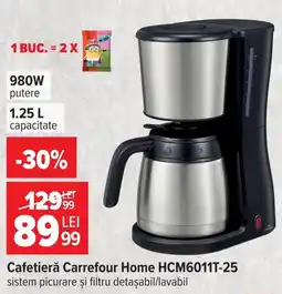 Carrefour Cafetiera Carrefour Home HCM6011T-25 Ofertă