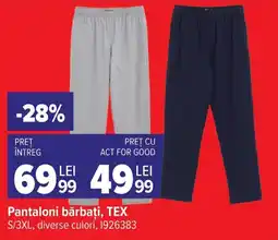 Carrefour Tex pantaloni bărbați Ofertă