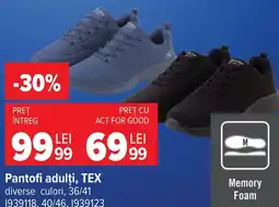 Carrefour Tex pantofi adulti Ofertă