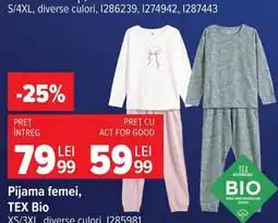 Carrefour tex pijama femei Ofertă