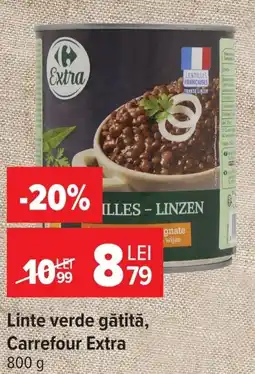 Carrefour Carrefour Extra linte verde gătită Ofertă