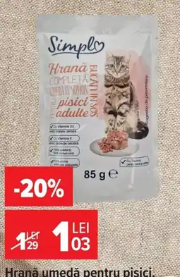 Carrefour Simple hrană umedă pentru pisici Ofertă