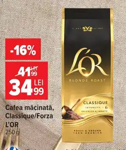 Carrefour L'OR cafea măcinată Ofertă