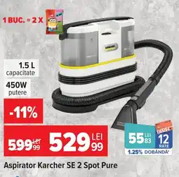 Carrefour Karcher aspirator se 2 spot pure Ofertă