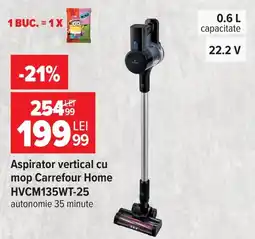Carrefour Carrefour Home aspirator vertical cu mop Ofertă
