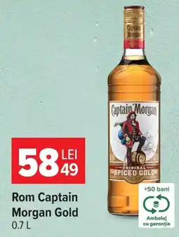 Carrefour Rom Captain Morgan Gold Ofertă