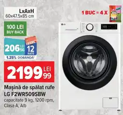 Carrefour LG mașină de spălat rufe F2WR509SBW Ofertă