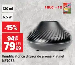 Carrefour Platinet umidificator cu difuzor de aromă Ofertă