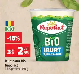 Carrefour Market Iaurt natur Bio, Napolact Ofertă