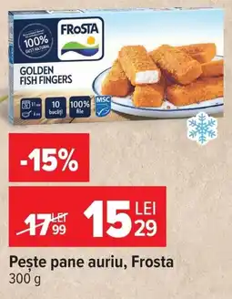 Carrefour Market Frosta pește pane auriu Ofertă