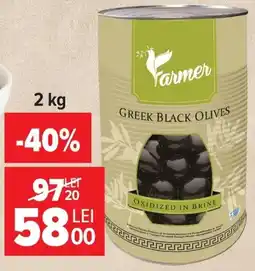 Carrefour Market Farmer greek black olives Ofertă