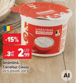 Carrefour Market Carrefour Classic Smântână Ofertă