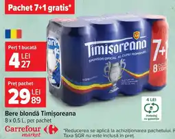 Carrefour Market Timișoreana Bere blondă Ofertă