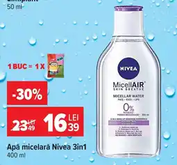 Carrefour Market Nivea apa micelara 3in1 Ofertă