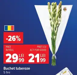 Carrefour Market Buchet tuberoze Ofertă