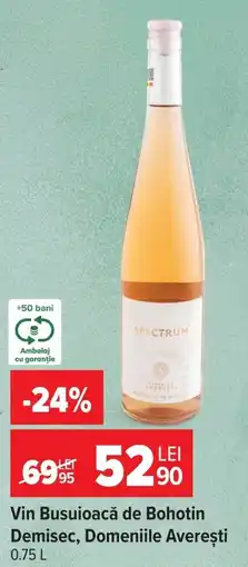 Carrefour Market Spectrum Vin Busuiocă de Bohotin Ofertă