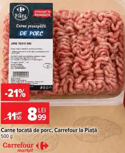 Carrefour Market Carrefour market Carne tocată de porc Ofertă
