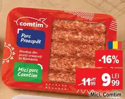 Carrefour Market Comtim mici porc Ofertă