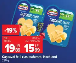 Carrefour Market Hochland cașcaval felii clasic Ofertă
