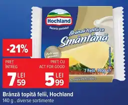 Carrefour Market Hochland brânză topită cu smântână Ofertă