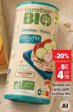 Carrefour Market Carrefour Bio Galettes - Wafels Épeautre Spelt Ofertă