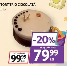 Auchan Auchan tort trio ciocolată Ofertă