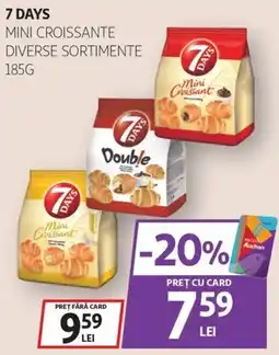 Auchan 7 days mini croissant diverse sortimente Ofertă