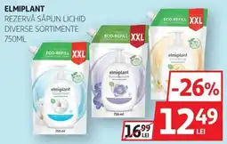 Auchan Elmiplant rezervă săpun lichid Ofertă
