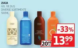 Auchan Ziaja gel de duș Ofertă