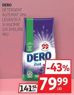 Auchan Dero detergent automat 2in1 levantica si iasomie Ofertă