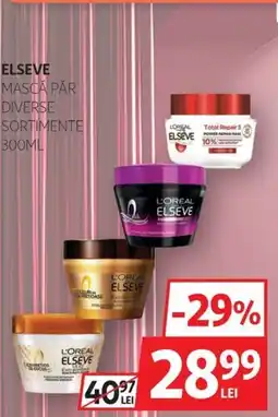 Auchan L'oreal elseve mască păr diverse sortimente Ofertă