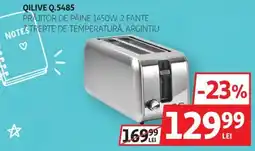 Auchan Qilive prăjitor de pâine Ofertă